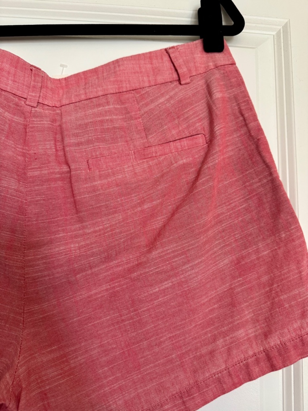 NWT! MADEWELL Women’s Pink Chambray Chino Shorts 100% Cotton Size 10 - Picture 6 of 16